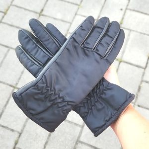 Grandoe Ladies Nylon/Leather Arctic Fleece Gloves